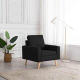  Fotelja od tkanine crna | shoptok.hr