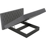 Modern Living Oblazinjena Postelja Pedro, Temno Siva, 140x200 | Shoptok.si