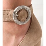  Brown block heel pumps with buckle and rhinestones Vellus | ePonuda.com