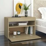 Noćni ormarić s LED svjetlima 2 kom boja hrasta 60 x 35 x 40 cm | shoptok.hr