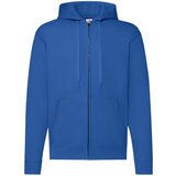 Fruit Of The Loom Blue Zippered Hoodie Classic Cene