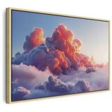  Slika - Twilight Spectacle: Clouds in Shades of Pink and Violet 120x80 Slike