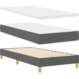  s opruga kutije Tamno siva 90 x 200 cm tkanina | shoptok.hr