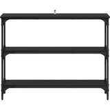  Konzolna stolica s policom Crni hrast 100 x 22,5 x 75 cm | Eponuda.com