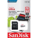 Memorijska kartica SanDisk micro SD 64GB Ultra 100MB/s UHS-I | Eponuda.ba