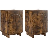  Noćni ormar 2 pcs Dimljeni hrast 33,5 x 34,5 x 50 cm | shoptok.hr