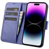 ICARER 2v1 usnjena preklopna torbica za iPhone 14 Pro Anti-RFID denarnica svetlo vijolična, (21522162) Cene