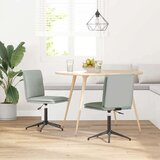  Blagovaonske stolice 2 kom svjetlosive baršunaste | shoptok.hr