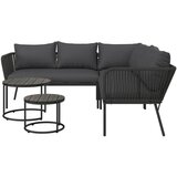 Modern Living Lounge Garnitura Cemi, Antracit, 4-Delno | Shoptok.si
