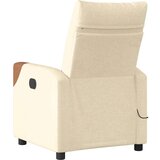  Masažni naslonjač od tkanine krem | shoptok.hr