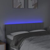  LED uzglavlje svjetlosivo 144 x 5 x 78/88 cm od tkanine | shoptok.hr