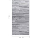 Vanjski tepih ARAKIL sivi 190x290 cm PP | shoptok.hr