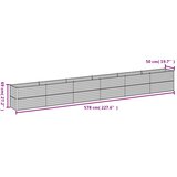  Povišena vrtna gredica 578x50x69 cm Corten čelik | shoptok.hr