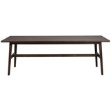 Rowico Temno rjava jedilna miza v hrastovem dekorju 100x220 cm Plainfield – Cene