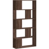 Maison Chic Knjižna omara - Knjižni regal 5-nadstopna rjavi hrast 80,5x23,5x162,5 cm, (21725729) Cene