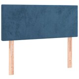 Box spring postelja z vzmetnico temno modra 90x200 cm žamet, (20900980) | Shoptok.si