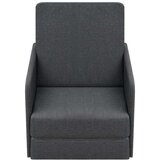  Spremenljiv stol z ležiščem temno sivo blago | Shoptok.si