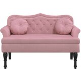  Klop z blazinami roza 120,5x65x75 cm žamet, (20955018) | Shoptok.si