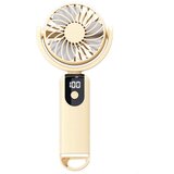 INF Tihi mini viseči ventilator D20 z baterijo 1200mAh, 6-stopenjski Beige, (5000306764) | Shoptok.si