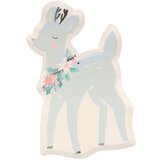 Meri Meri papirnati tanjuri die cut pastel deer (8 komada) | shoptok.hr