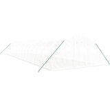  Staklenik s čeličnim okvirom bijeli 64 m² 16 x 4 x 2 m | shoptok.hr