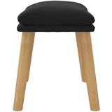  Stolček za noge črn 45x29,5x35 cm žamet, (20983594) | Shoptok.si