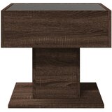  Stolić za kavu LED boja hrasta 50x50x45 cm konstruirano drvo | shoptok.hr