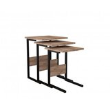Hanah home set stolova sali black atlantic pine