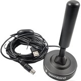 Gembird GMB-533USB **Antena sobna/spoljna sa pojacalom, UHF, dobit 21dB, visina 15cm, USB, 5m (479) | ePonuda.com