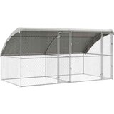  Pasja lopa s shranjevanjem 2 pcs srebrna 4 x 2 x 2 m Jeklo - - Srebrna - 47.6 - 4 x 2 x 2 m - 2025-vidaXL-TOPSELLER | Shoptok.si