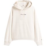 Tommy Hilfiger Puloverji CLASSIC SCRIPT FLEEC WW0WW47459 Bež Cene