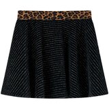  Dječja suknja s uzorkom leoparda na pojasu crna 116 | shoptok.hr
