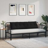  Jastuk za leđa Crna 180 x 19 x 50 cm tkanina | shoptok.hr