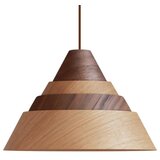  Drveni luster na sajli 1xE27/60W/230V prečnik 33 cm masiv/hrast/orah/kaučukovac | Eponuda.com