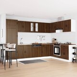  Kuhinjski ormarić za sudoper Porto 2 kom. Smeđa | shoptok.hr