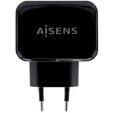 Cargador USB 17W 5V 3.4A 2XUSB CON CONTROL AI NEGRO, (21262287)