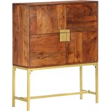  Visoka komoda od masivnog bagremovog drva 80 x 30 x 100 cm | shoptok.hr