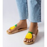Gemre Transparent slides with pineapple Foddie | shoptok.hr