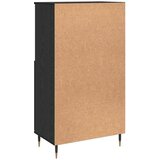  Highboard s policom s pohranom s vratima Crna 60 x 36 x 110 cm Konstruirano drvo | shoptok.hr