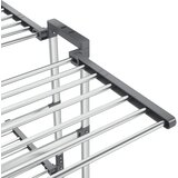  Stalak za sušenje rublja 3 razine i kotači srebrni 60x70x129 cm | Eponuda.com