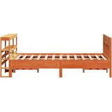  Okvir kreveta bez madraca voštano smeđi 135x190 cm od borovine | shoptok.hr