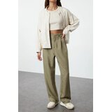 TRENDYOLMILLA Ženske pantalone Tedaw25Pl00000, Kaki Cene