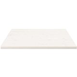 vidaXL Ploča za stol bijela 80x80x2 5 cm masivna borovina četvrtasta | shoptok.hr