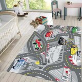  Tepih za decu na gumenoj podlozi 120x180cm - staza race, TG-154 | ePonuda.com