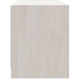 vidaXL TV omarica bela 80x31x39 cm trdna borovina | Shoptok.si