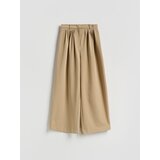 Reserved Wide leg hlače - bež | shoptok.hr