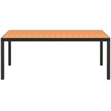  Vrtni stol smeđi 185 x 90 x 74 cm aluminijum i WPC | Eponuda.ba