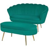 Livetastic 2-SED, zelena tekstil | Shoptok.si