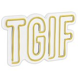 WALLXPERT Dekorativna plastična LED rasveta TGIF Yellow | ePonuda.com