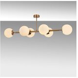 Opviq Bela/v zlati barvi stropna svetilka s steklenim senčilom 40x110 cm Fazli – | Shoptok.si